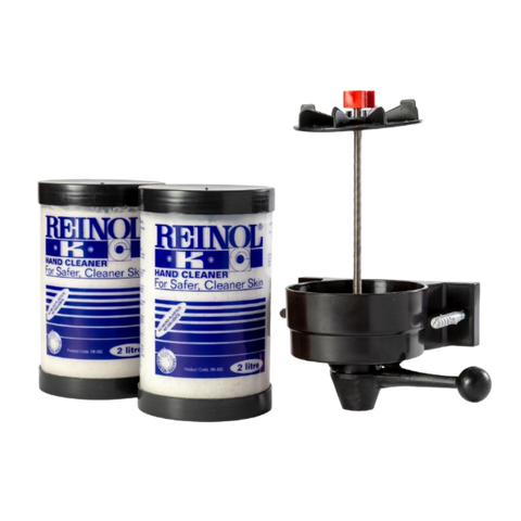 Reinol K Hand Cleaner - Value Pack - 2 x Cartridges and 1 Wall Dispenser